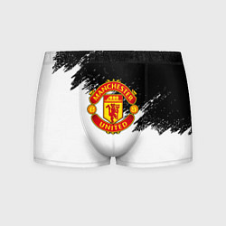 Мужские трусы Манчестер Юнайтед краски белые
