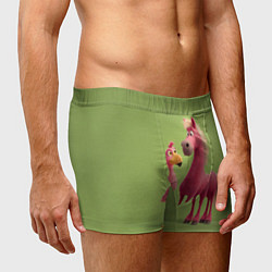 Трусы-боксеры мужские Розовые они такие, цвет: 3D-принт — фото 2