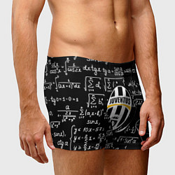 Трусы-боксеры мужские Ювентус физика символы, цвет: 3D-принт — фото 2