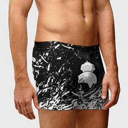 Трусы-боксеры мужские Реал Мадрид краски текстура, цвет: 3D-принт — фото 2