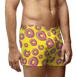 Трусы-боксеры мужские Пончики Гомера, цвет: 3D-принт — фото 2