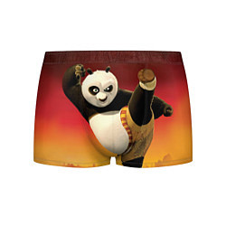 Трусы-боксеры мужские Кунг фу панда, цвет: 3D-принт