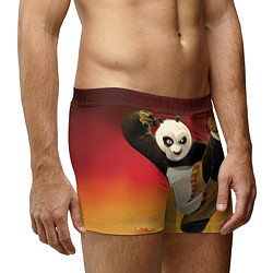 Трусы-боксеры мужские Кунг фу панда, цвет: 3D-принт — фото 2