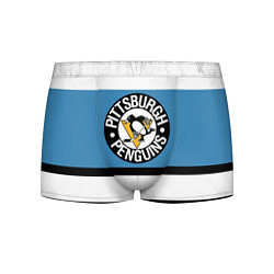 Трусы-боксеры мужские Pittsburgh Penguins: White, цвет: 3D-принт