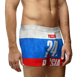 Трусы-боксеры мужские Russia: from 24, цвет: 3D-принт — фото 2