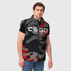 Мужской жилет CS:GO Blood Tiger, цвет: 3D-светло-серый — фото 2