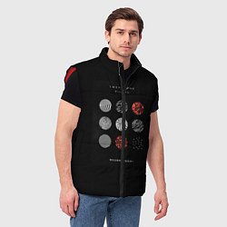 Мужской жилет Twenty one pilots: Blurrveace, цвет: 3D-красный — фото 2