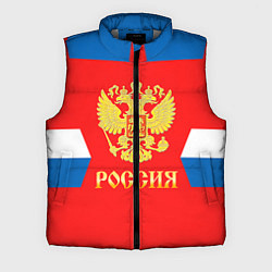 Мужской жилет Сборная РФ: #8 OVECHKIN, цвет: 3D-светло-серый