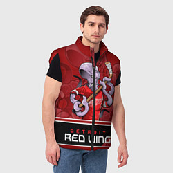 Мужской жилет Detroit Red Wings, цвет: 3D-красный — фото 2