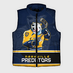 Мужской жилет Nashville Predators, цвет: 3D-черный
