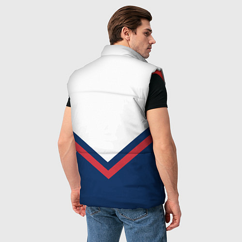 Мужской жилет NHL: Columbus Blue Jackets / 3D-Красный – фото 4