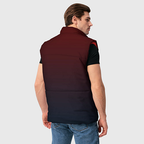 Мужской жилет Огонь против воды / 3D-Красный – фото 4