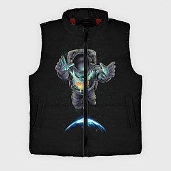 Мужской жилет Космическая бабочка, цвет: 3D-красный