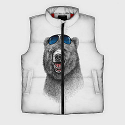 Мужской жилет Счастливый медведь, цвет: 3D-красный
