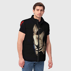 Мужской жилет Маска, цвет: 3D-красный — фото 2