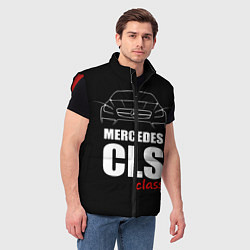 Мужской жилет Mercedes CLS Class, цвет: 3D-красный — фото 2