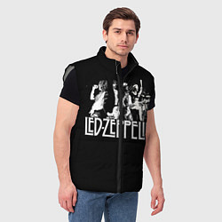 Мужской жилет Led Zeppelin: Mono, цвет: 3D-светло-серый — фото 2