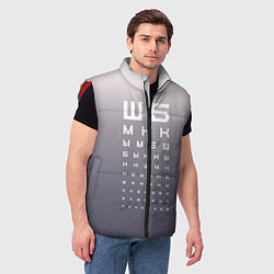 Мужской жилет Проверка зрения, цвет: 3D-красный — фото 2