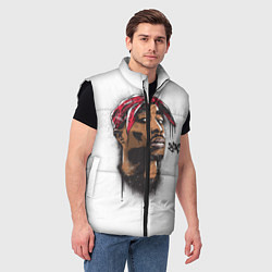 Мужской жилет 2Pac, цвет: 3D-черный — фото 2