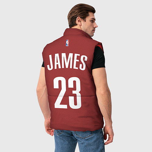 Мужской жилет Cavaliers Cleveland 23: Red / 3D-Красный – фото 4