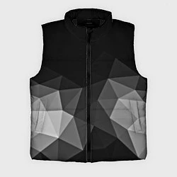Мужской жилет Abstract gray, цвет: 3D-черный