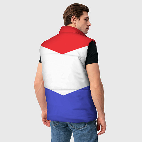 Мужской жилет Флаг и герб Голландии / 3D-Черный – фото 4