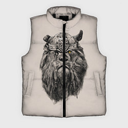 Мужской жилет Старый лев-воин
