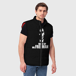 Мужской жилет Wake up Mr. Freeman, цвет: 3D-красный — фото 2