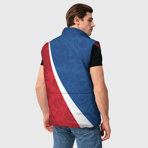 Мужской жилет Russia / 3D-Красный – фото 4