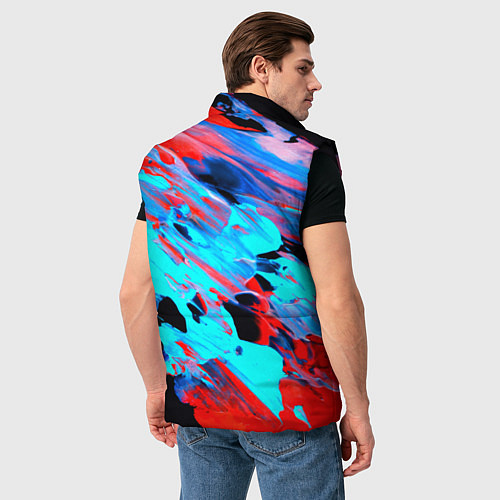Мужской жилет Краски лета / 3D-Черный – фото 4