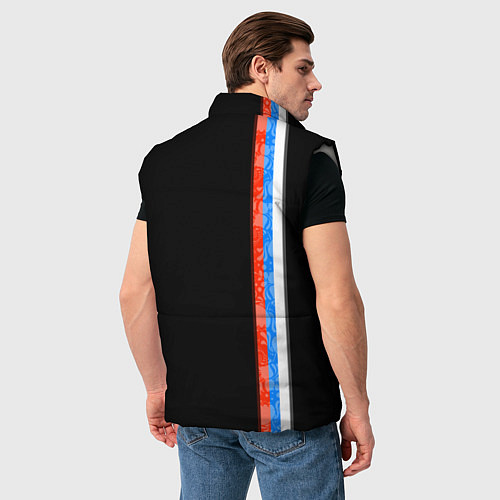 Мужской жилет Russia - Black collection 2023 / 3D-Светло-серый – фото 4