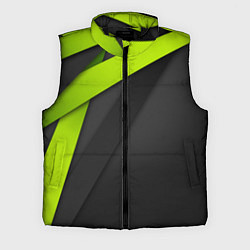 Мужской жилет Спортивная геометрия 6, цвет: 3D-черный