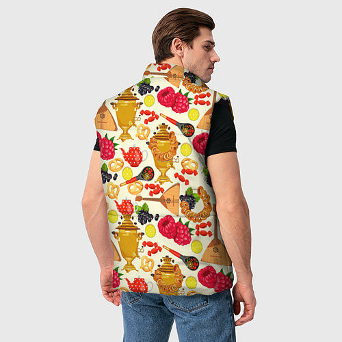 Мужской жилет Народная кухня / 3D-Черный – фото 4