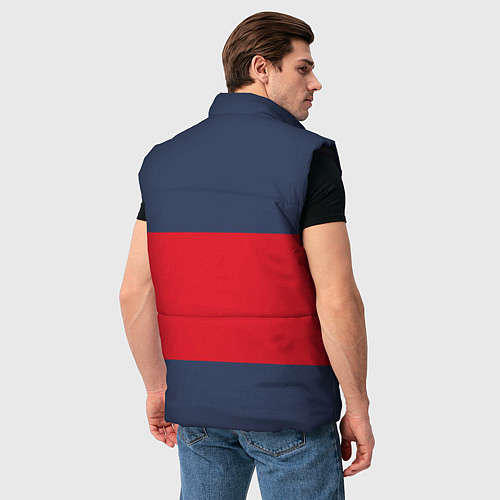 Мужской жилет Bayern Munchen - Red-Blue FCB 2022 NEW / 3D-Черный – фото 4