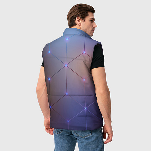 Мужской жилет НЕЙРОННАЯ СЕТЬ NEURAL NETWORK / 3D-Черный – фото 4