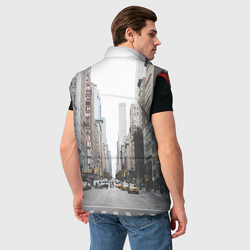 Мужской жилет Nirvana City / 3D-Красный – фото 4