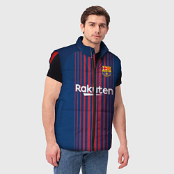 Мужской жилет Barcelona FC: Neymar Home 17/18, цвет: 3D-красный — фото 2