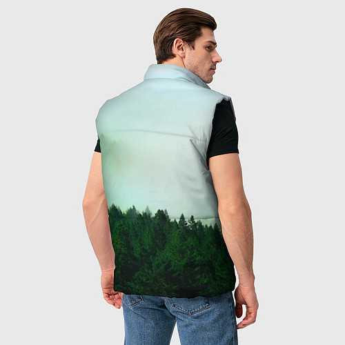 Мужской жилет I'm from Siberia / 3D-Черный – фото 4