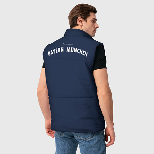 Мужской жилет ФК Бавария: Гостевая 17/18 / 3D-Черный – фото 4