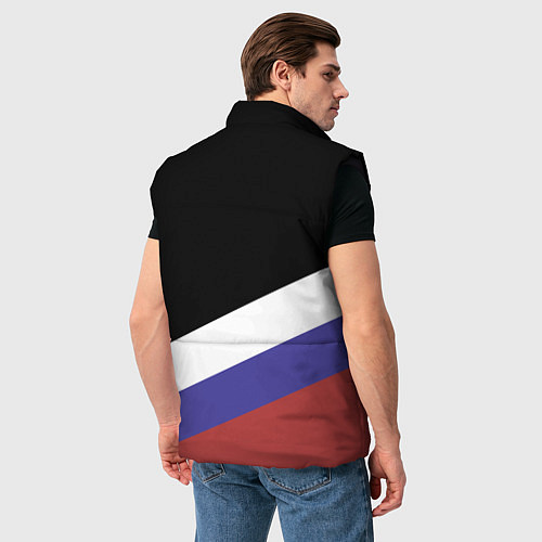 Мужской жилет Fight Russia / 3D-Черный – фото 4