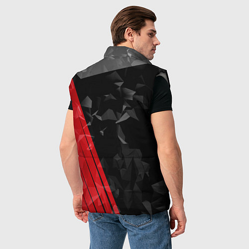 Мужской жилет FC Manchester United: Abstract / 3D-Светло-серый – фото 4