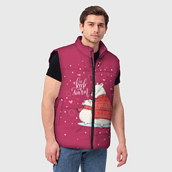 Мужской жилет Keep warm, цвет: 3D-черный — фото 2