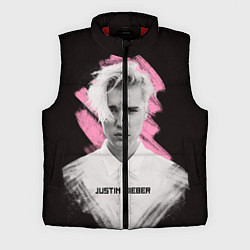 Мужской жилет Justin Bieber: Pink Splash, цвет: 3D-красный