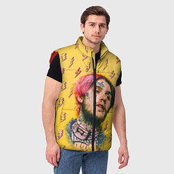 Мужской жилет Thunder Lil Peep, цвет: 3D-красный — фото 2