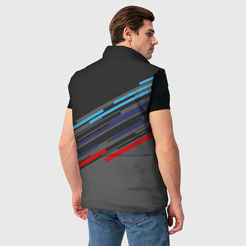 Мужской жилет BMW BRAND COLOR / 3D-Черный – фото 4