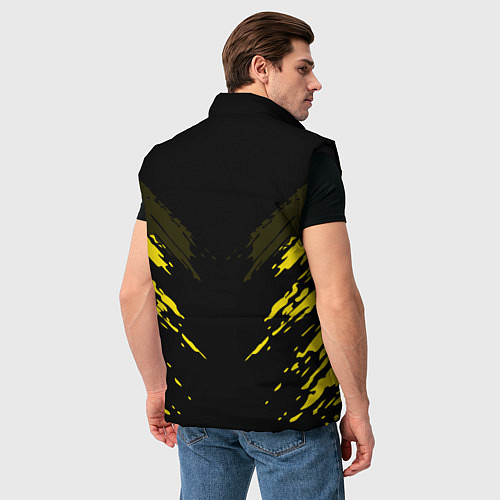 Мужской жилет Borussia FC: Sport Fashion / 3D-Черный – фото 4