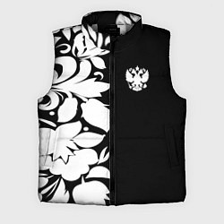 Мужской жилет Russia: B&W Floral, цвет: 3D-светло-серый