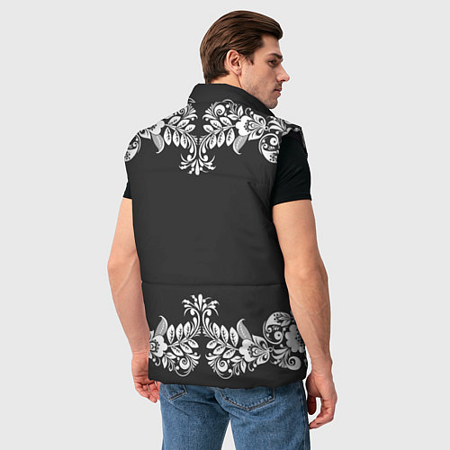 Мужской жилет Нейромонах Феофан / 3D-Черный – фото 4