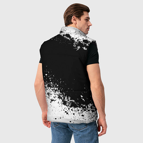 Мужской жилет Audi: Black Spray / 3D-Черный – фото 4