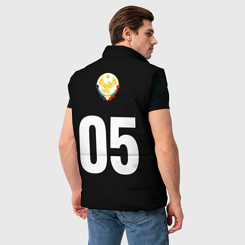 Мужской жилет Eagle Khabib / 3D-Черный – фото 4